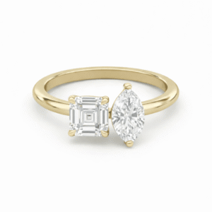 Asscher × Marquise Toi et Moi Ring Bundle