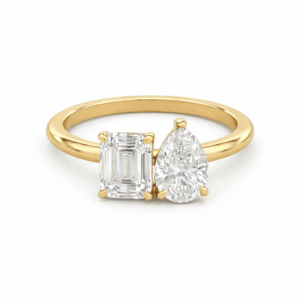 Radiant × Pear Toi et Moi Ring Bundle