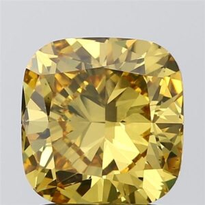 2.03 Carat Square Cushion Brilliant Laboratory Grown Diamond