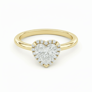 Halo Heart Ring (Setting only)