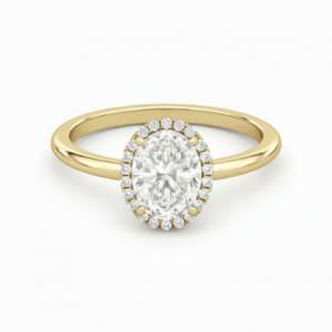 Halo Oval Ring (Setting only)