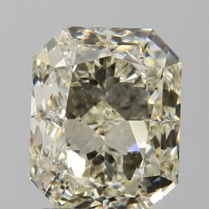 2.02 Carat Cut-Cornered Rectangular Modified Brilliant Natural Diamond