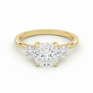 Trilogy Cushion Ring (Setting only)