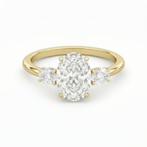 Trilogy Oval Ring (Setting only)